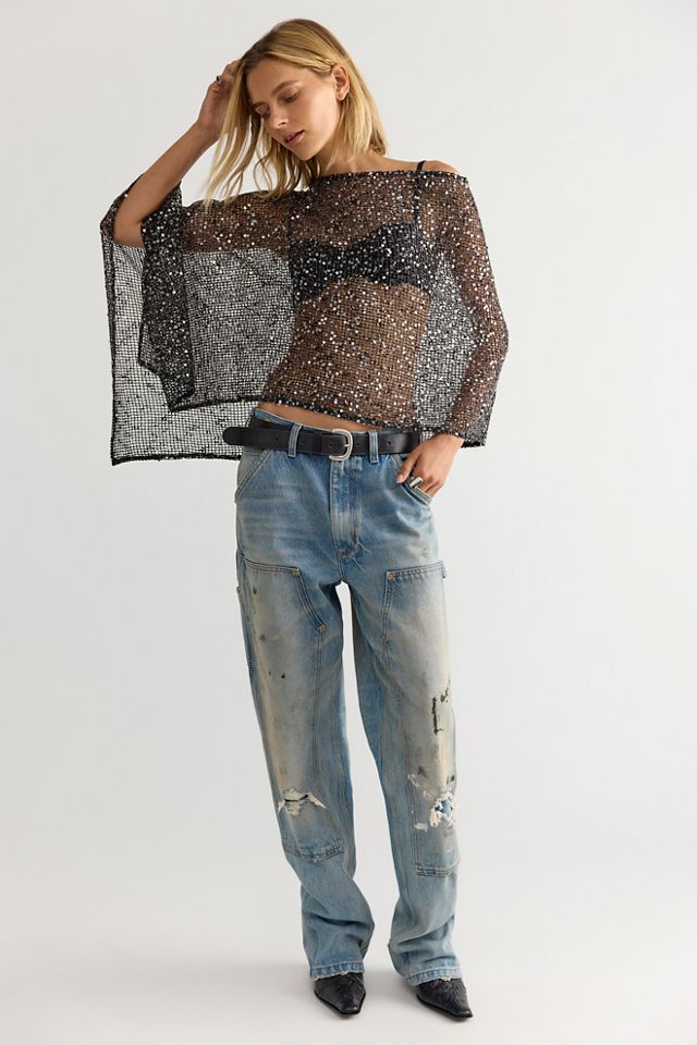 Maggie Sequin Poncho #2