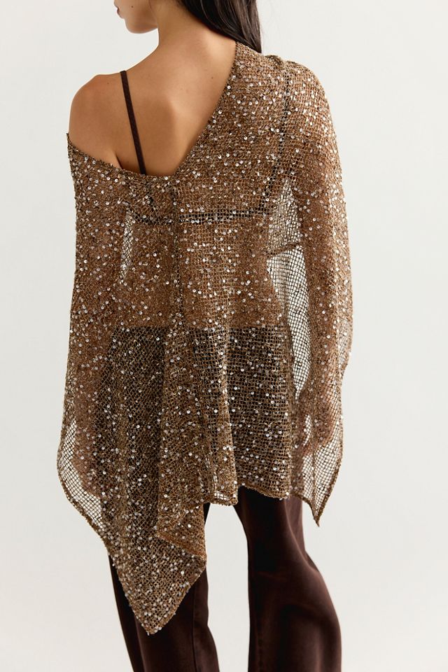 Maggie Sequin Poncho #2