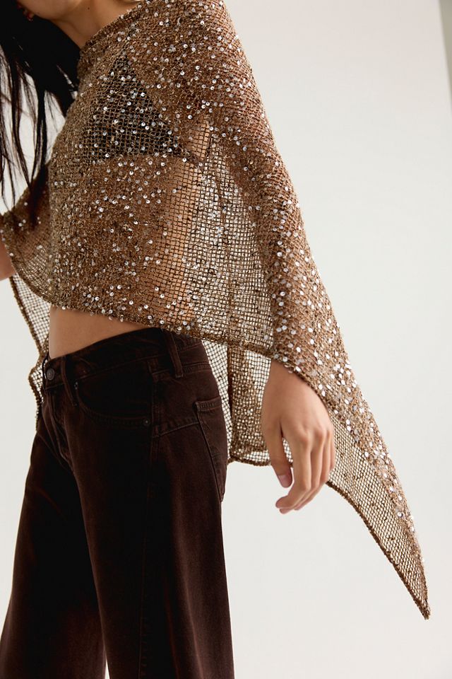 Maggie Sequin Poncho #4
