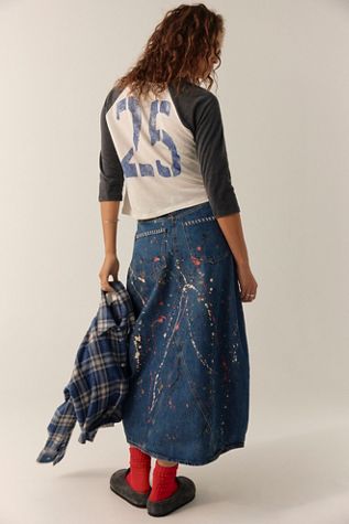 Tricia Fix Bittersweet Denim Maxi Skirt
