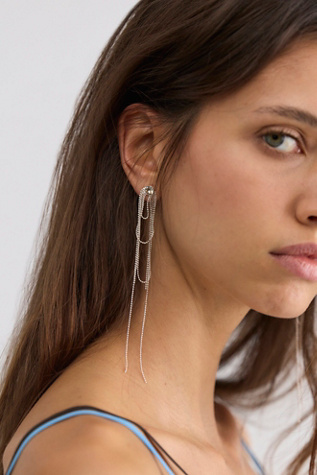 Disco Veil Drop Studs by Free People