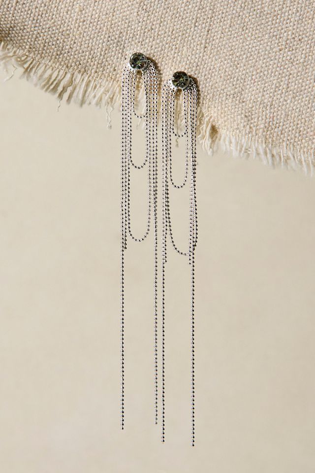 Disco Veil Drop Studs #1