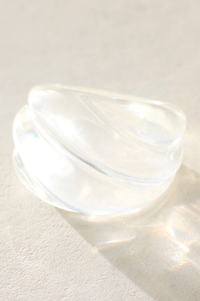 Twisted Resin Ring #1