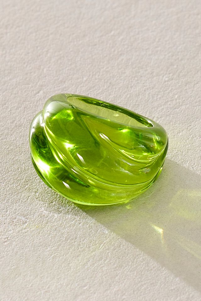 Twisted Resin Ring #1