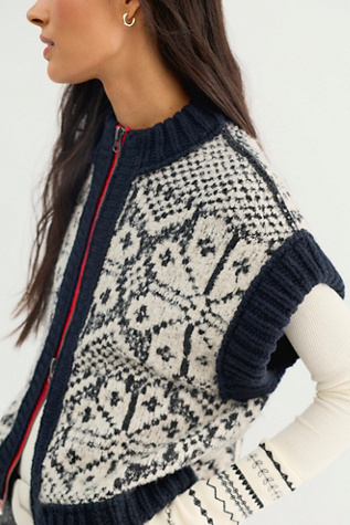 We The Free Nordic Craft Wool Blend Vest