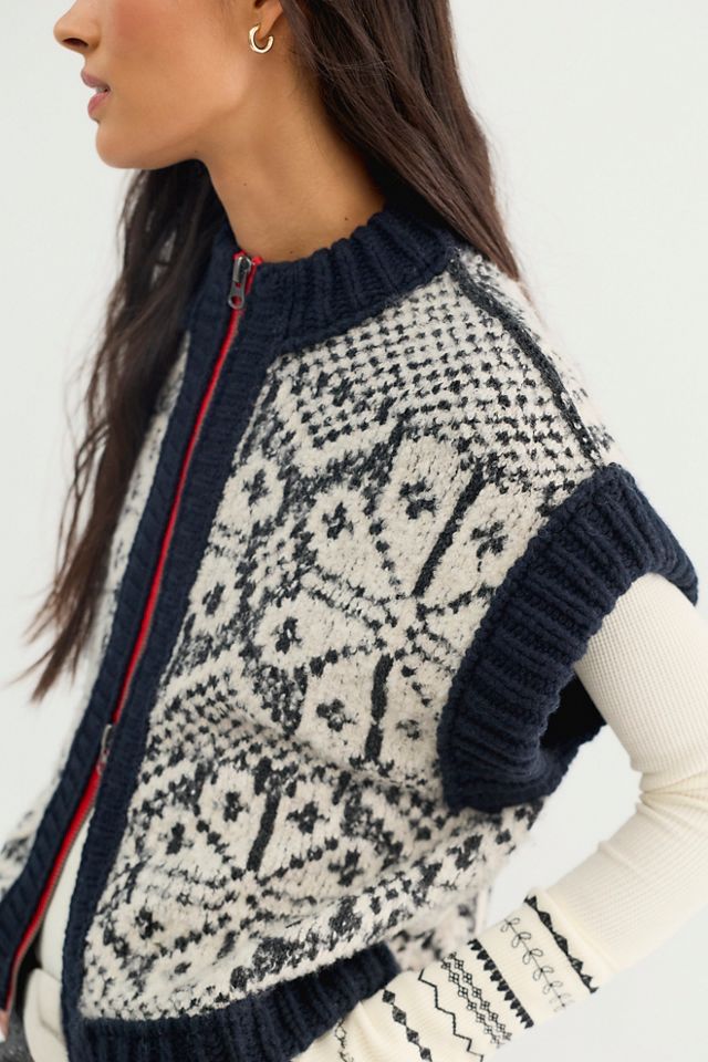 We The Free Nordic Craft Wool-Blend Vest #3