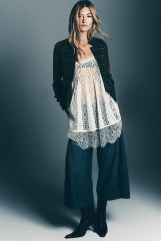We The Free Free To Roam Cropped Wide-Leg Jeans
