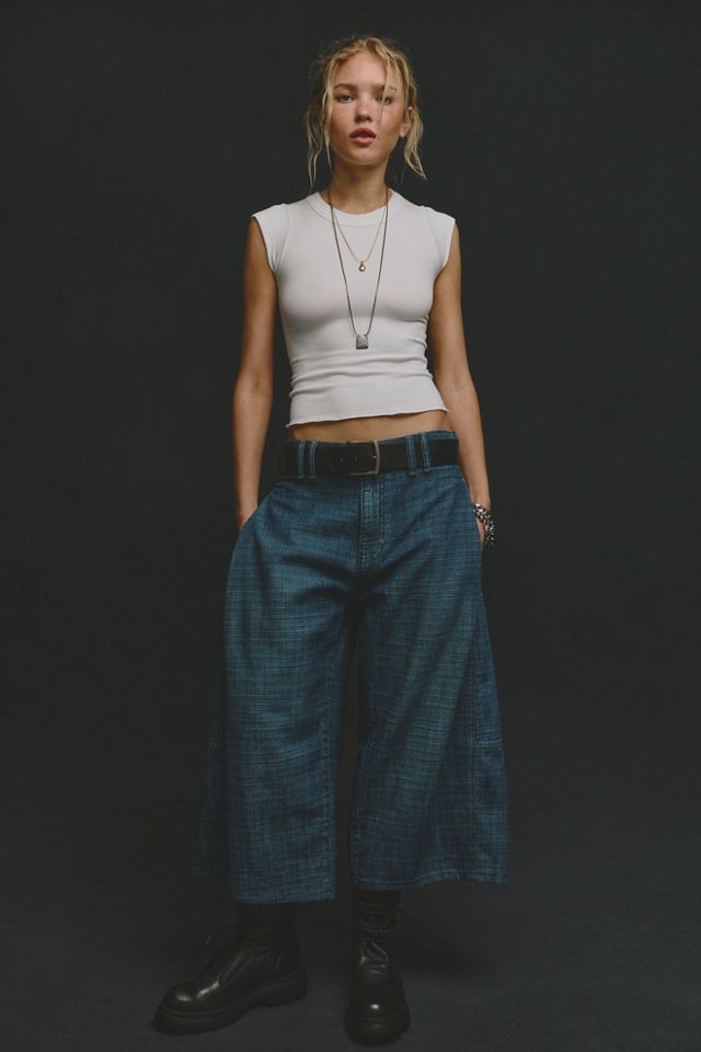 We The Free Free To Roam Cropped Wide-Leg Jeans #1