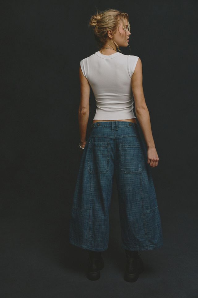 We The Free Free To Roam Cropped Wide-Leg Jeans #2
