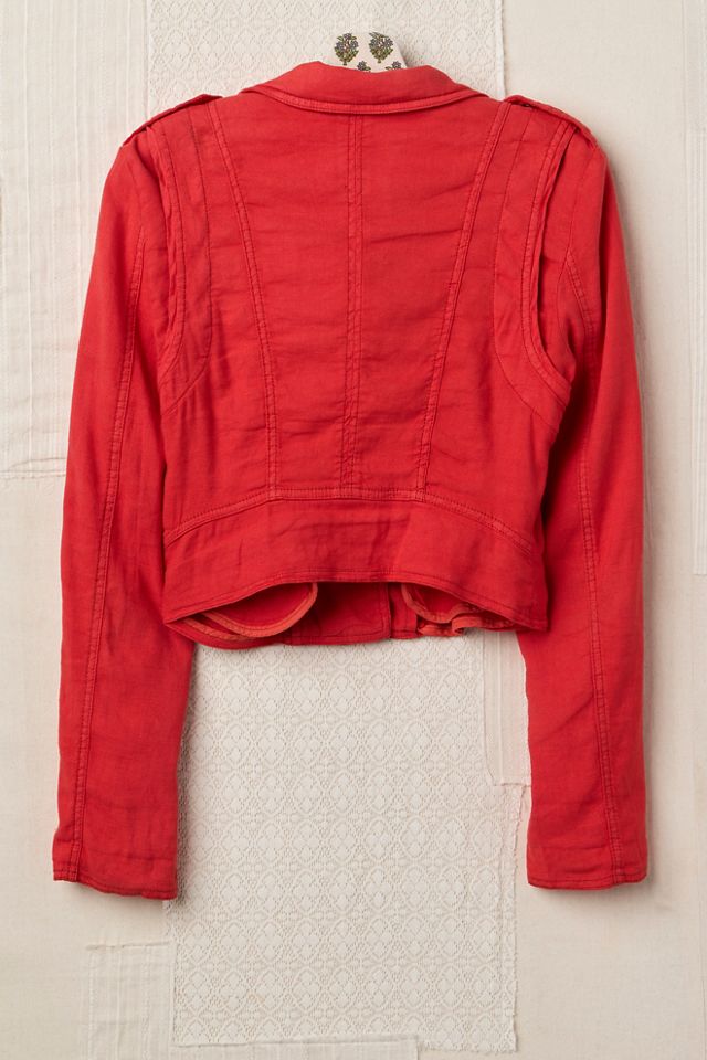 FP MART: Vintage: The Originals Linen Moto Jacket #1