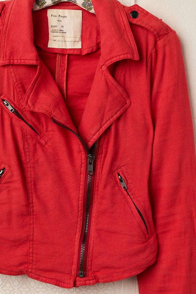 FP MART: Vintage: The Originals Linen Moto Jacket #2