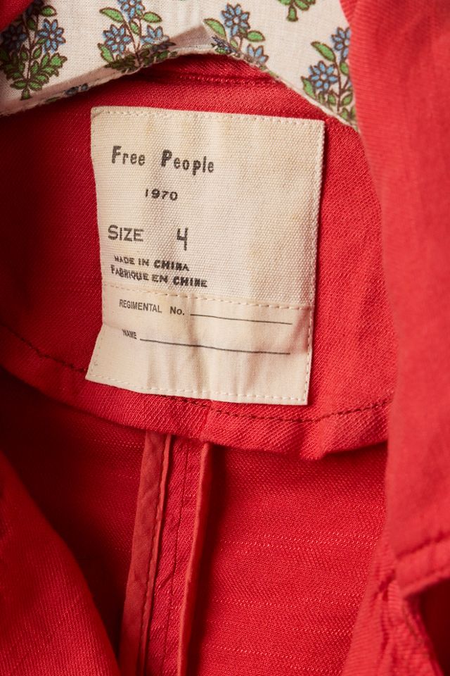 FP MART: Vintage: The Originals Linen Moto Jacket #3
