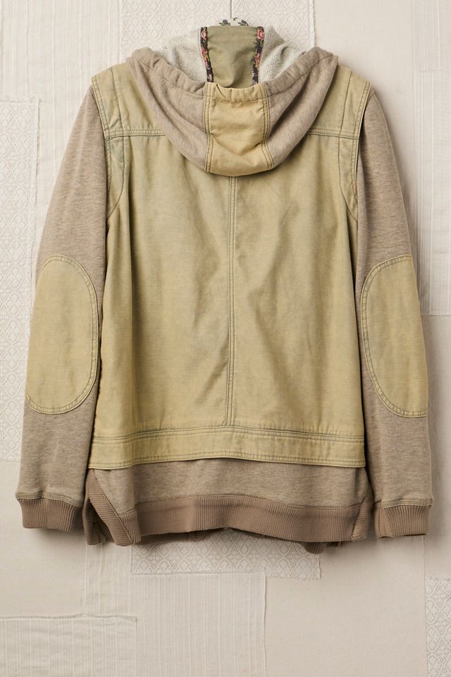 FP MART: Vintage: The Originals Mixed Fabric Sweatshirt Jacket #1