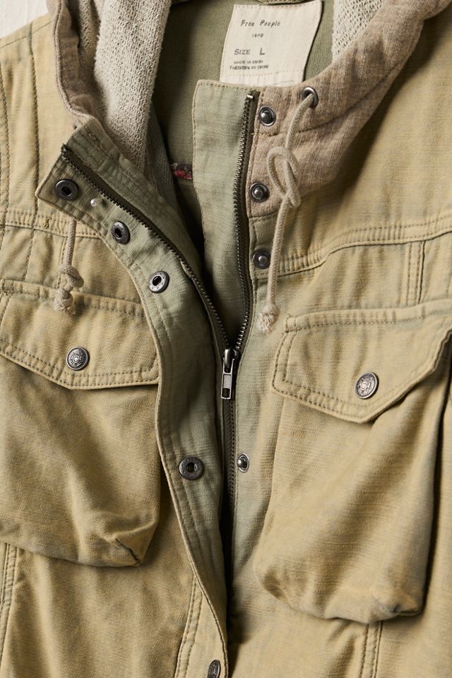 FP MART: Vintage: The Originals Mixed Fabric Sweatshirt Jacket #2