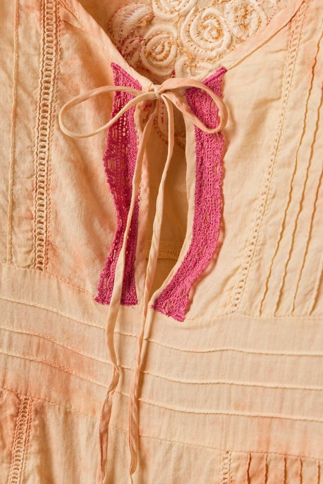 FP MART: Vintage: The Originals Embroidered Tie-Dye Blouse #2