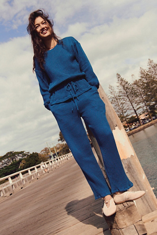 Neva Waffle Pant Set