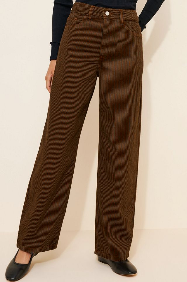 The Tiny Big Sister Berta Striped Straight-Leg Jeans #3
