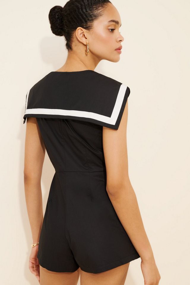 For Love & Lemons Shelly Sailor Romper #1