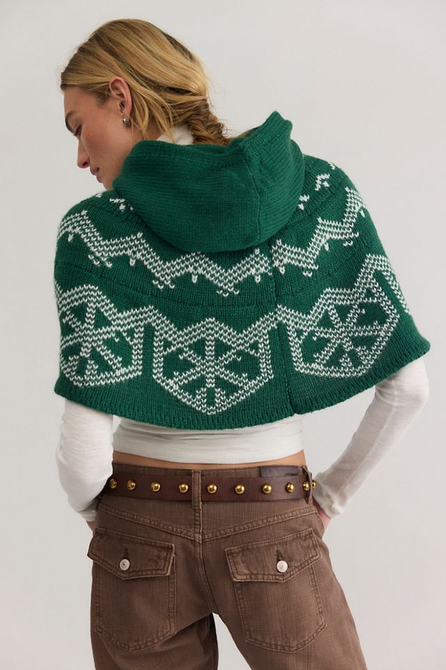 Cupid Fair Isle Capelet #1