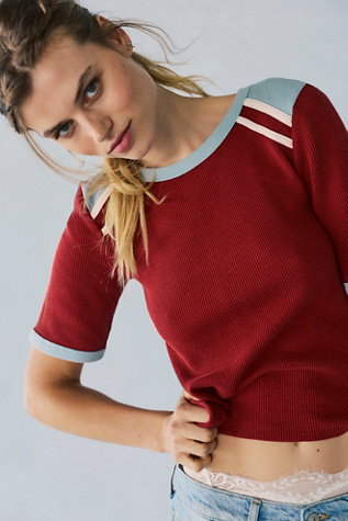 We The Free Stargazer Colorblock Three-Quarter Sleeve Tee