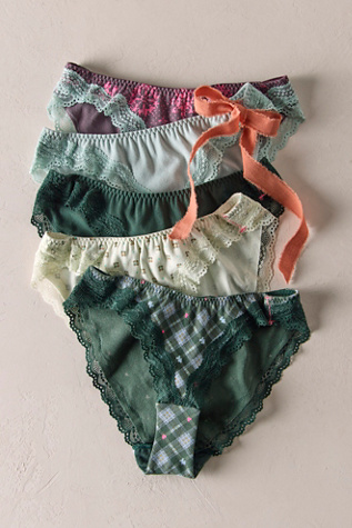 Трусы-бикини Oh My Undies, хлопок, 5 шт. — Intimately, цвет: Сливовый