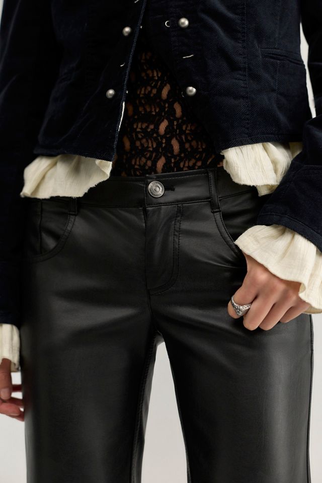Avery Vegan Leather Pants #3