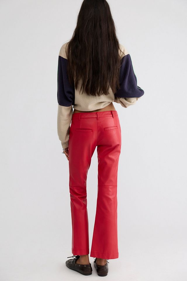 Pantalon en cuir végétalien Avery #2