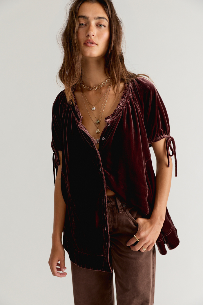 Farley Velvet Tunic