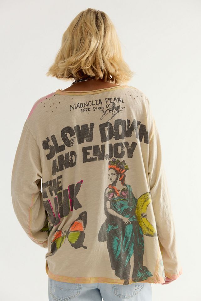 Magnolia Pearl Slow Down Viggo Long Sleeve Tee #1