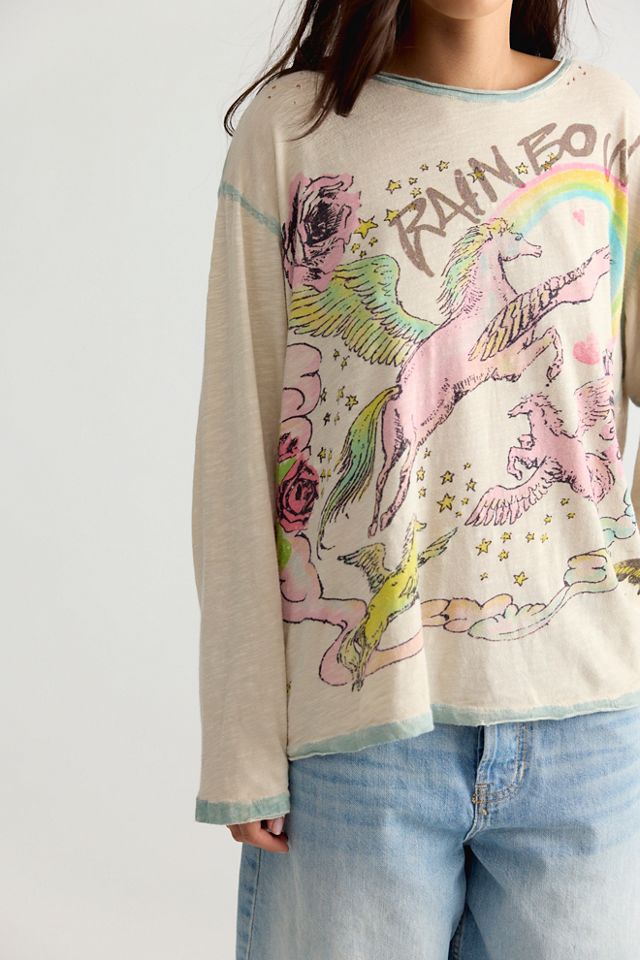 Magnolia Pearl Rainbow Pegasus Viggo Long Sleeve Tee #3