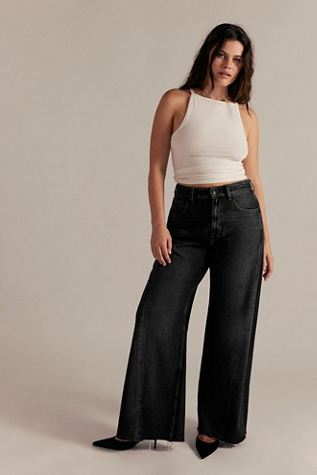 We The Free CRVY Alter Ego Wide-Leg Twisted Jeans