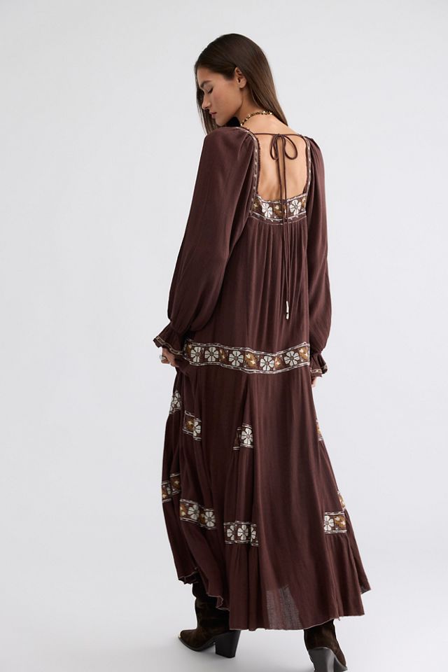 Azalea Embroidered Maxi Dress #1