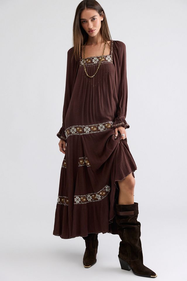 Azalea Embroidered Maxi Dress #3