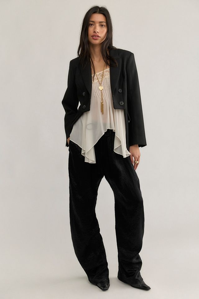 Caspar High Low Blazer #4