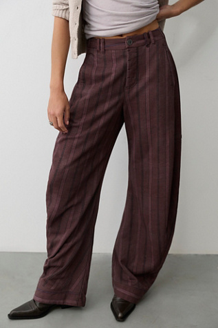 Spotlight Sweatpant Stripe Barrel Trousers