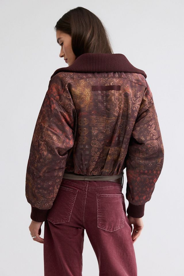 Veste Bomber Imprimée Lea à Manches Dolman #2