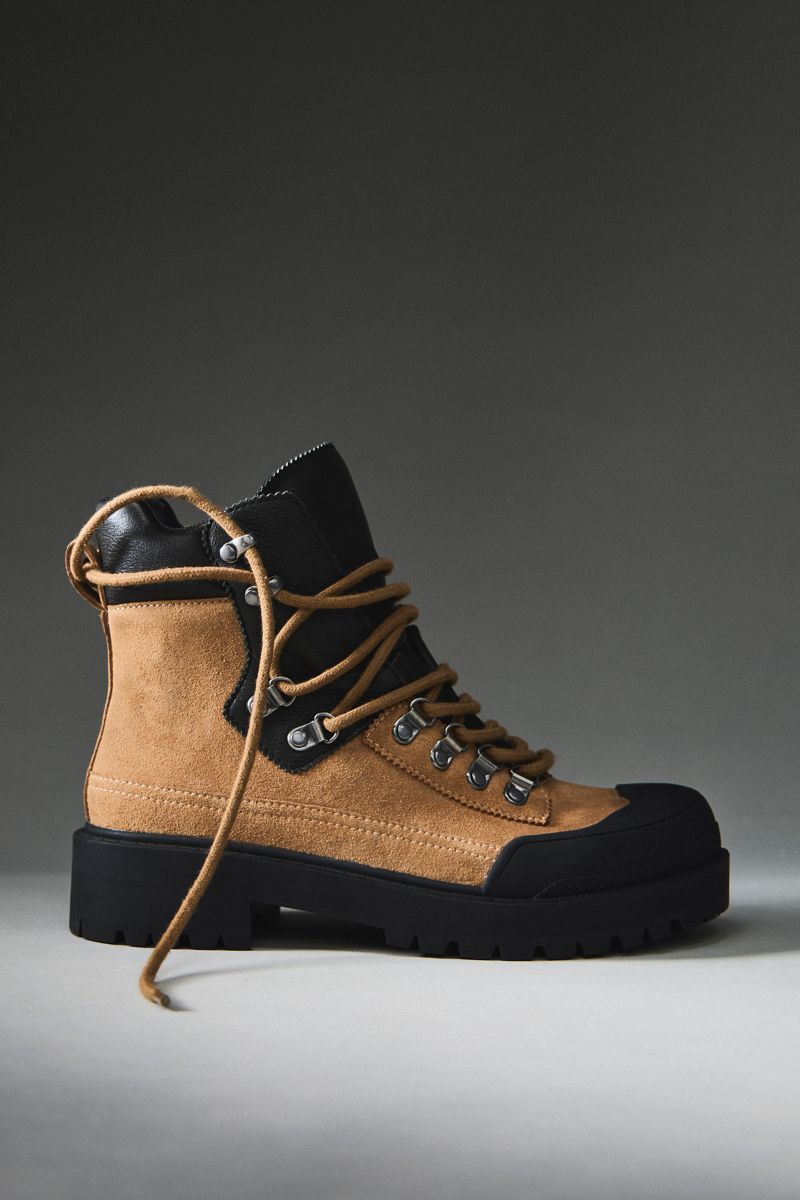 FP Collection Happy Camper Hike Boots in Sand and Black