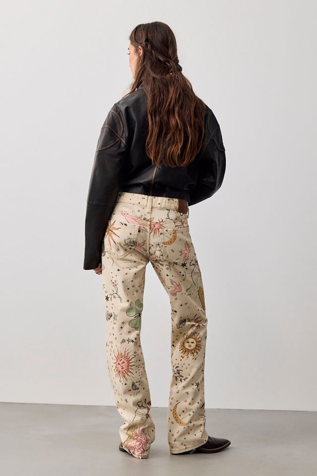 We The Free Luna Printed Mid-Rise Straight Jeans #2