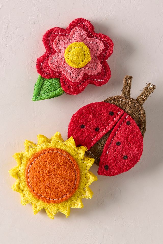 Garden Party Cat Toy Trio #1