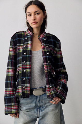 Lotty Soko Plaid Band Jacket