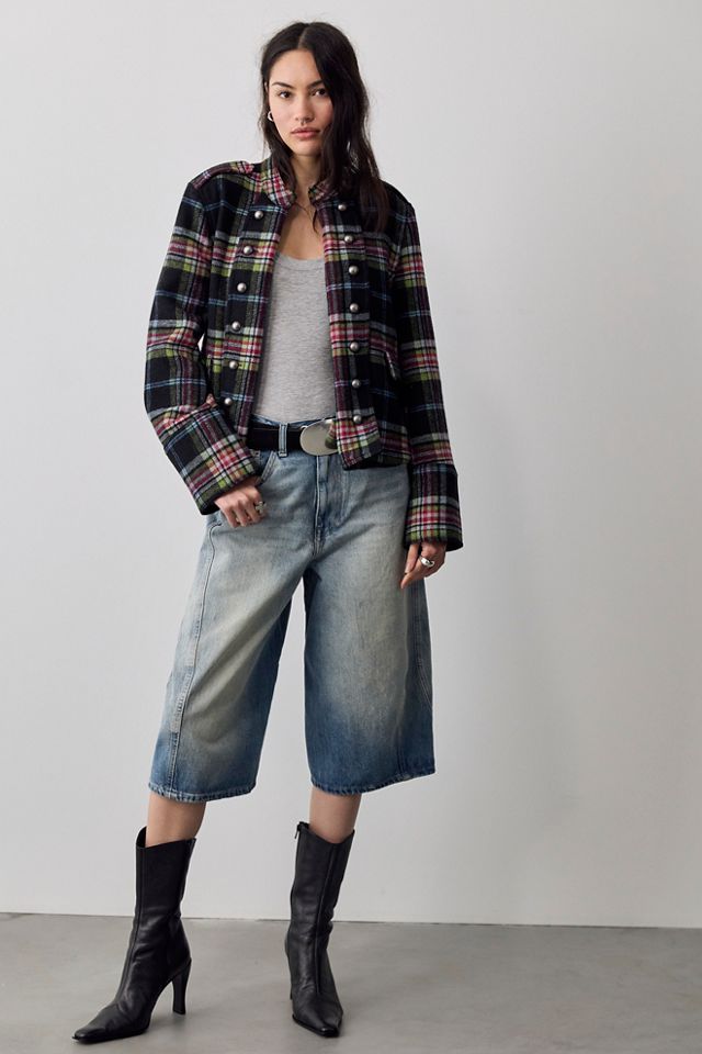 Lotty Soko Plaid Band Jacket #3