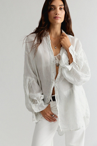 Selene Striped Linen Shirt