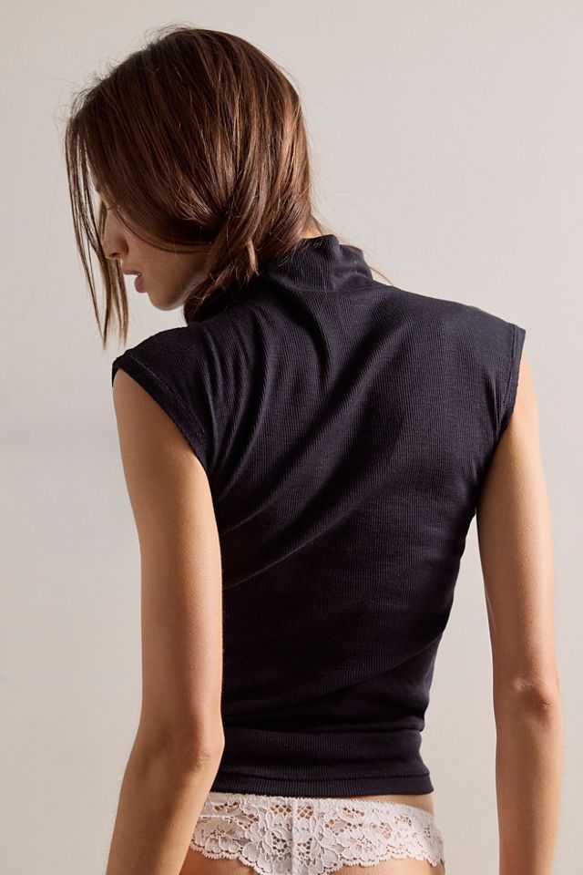 Keeping It Light Ribbed Muscle Tee #1