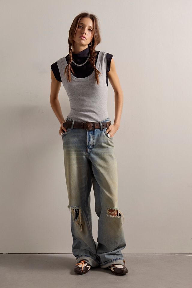 Keeping It Light Ribbed Muscle Tee #2