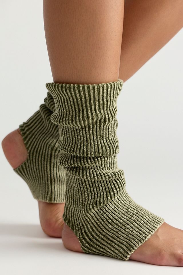 Ribbed Stirrup Legwarmer #1