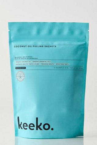 Keeko Morning Mint Oil Pulling Mouthwash Sachets