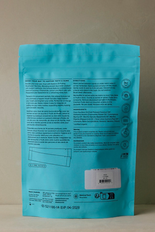 Саше для полоскания рта с маслом Keeko Morning Mint, цвет: Мятный — фото 2