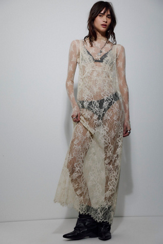 Star Crossed Lace Maxi Slip Dress