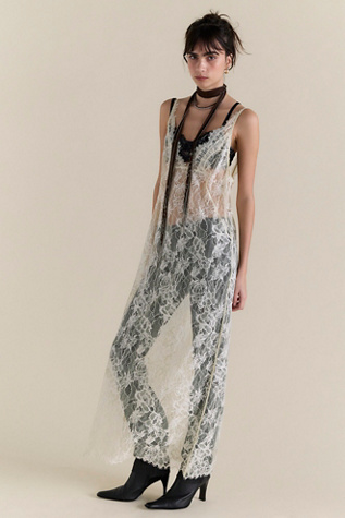 Star Crossed Lace Maxi Slip Dress