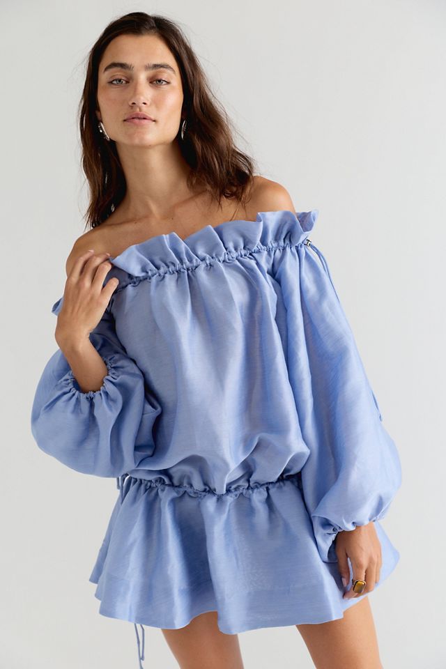 Shona Joy Marlowe Off-The-Shoulder Mini Dress #3